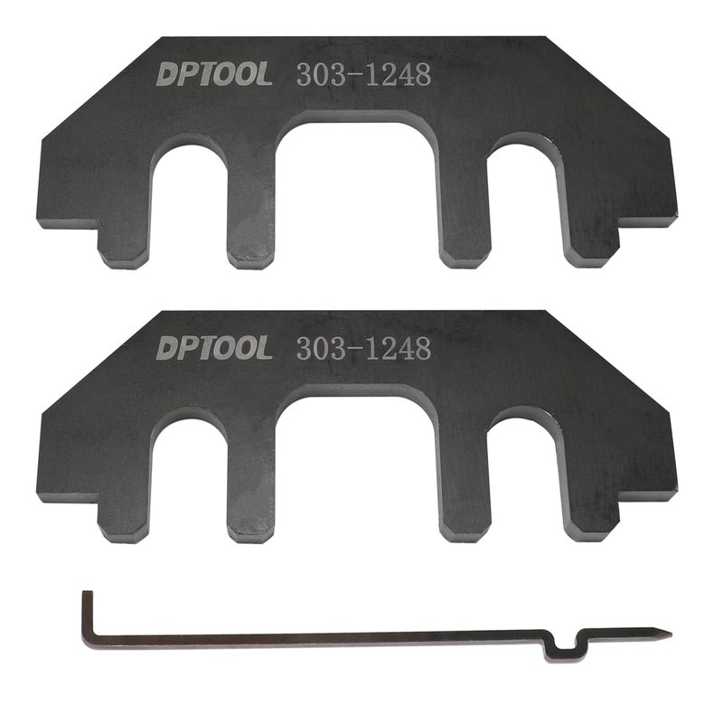 DPTOOL Camshaft Holding Tool Timing Alignment Holder Tool Set Kit for Ford Lincoln Mercury 3.5L 3.7L 4V Engines Replace 303-1248 303-1530 Replacement for OTC 6682 - Image 1